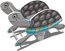 Качели на пружине Тортила КЧ044.00 для игровой детской площадки