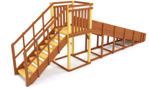 Зимняя горка Савушка Зима 2 (скат 5м) Зимняя горка Савушка Зима 2 (скат 5м)