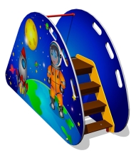 Детская горка Космос Г031 H=650 для игровых площадок Детская горка Космос Г031 H=650 для игровых площадок