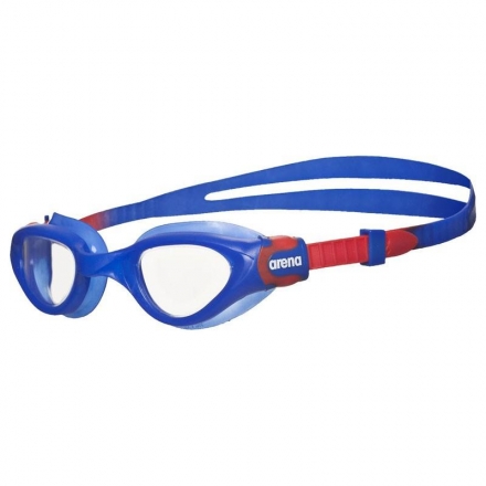 Очки для плавания детские &quot;ARENA Cruiser Soft Jr&quot;, прозрачные линзы, синяя оправа , фото 1