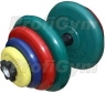 Изображение товара Гантель разборная 40 кг цветная  ГРЦ-40 