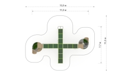 FUN-terra Детский игровой комплекс ДВК-04, фото 5