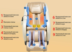 Массажное кресло Fujimo Supreme F355 Шампань, фото 7