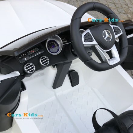 Электромобиль Mercedes Benz GLC63 AMG QLS-5688 белый, фото 15