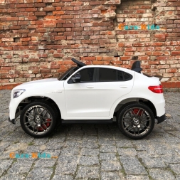 Электромобиль Mercedes Benz GLC63 AMG QLS-5688 белый, фото 12