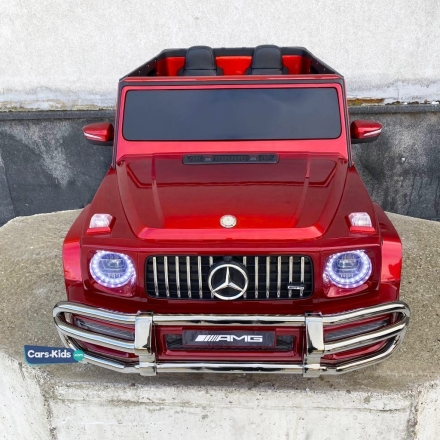 Электромобиль Mercedes-Benz G63 AMG S307 красный, фото 7