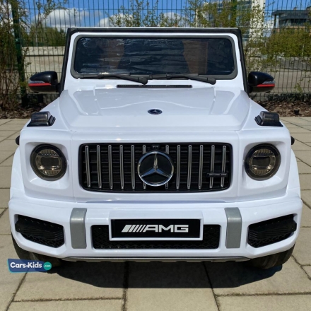 Электромобиль Mercedes-Benz AMG G63 k999kk 4WD белый, фото 11