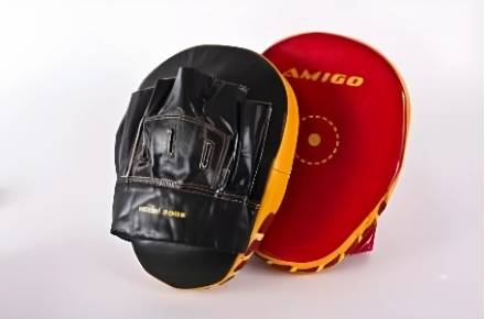 Лапы боксерские AMIGO короткие вогнутые облегченные, фото 1