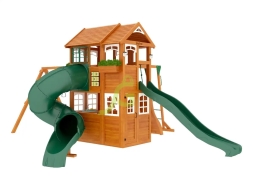 Детская площадка IgraGrad Клубный домик 2 с трубой и рукоходом Luxe, фото 1