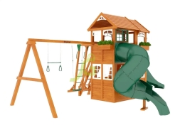 Детская площадка IgraGrad Клубный домик 2 с трубой и рукоходом Luxe, фото 2