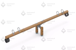 Балансир для четверых на бревне Балансир для четверых на бревне