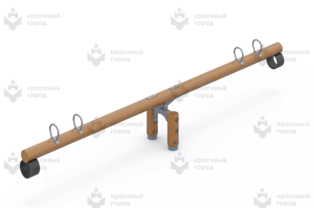 Балансир для четверых на бревне, фото 1