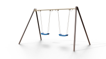 Качели "лодочка" с двумя сидушками Качели "лодочка" с двумя сидушками