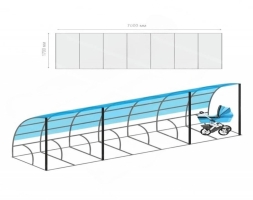 Навес для колясок 02