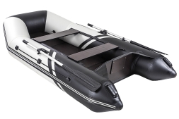 Броня-280 белый-черный (лодка ПВХ под мотор с усилением), фото 1 Броня-280 белый-черный (лодка ПВХ под мотор с усилением), фото 1