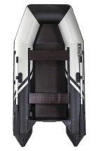 Броня-280 белый-черный (лодка ПВХ под мотор с усилением)