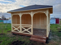 Прямоугольная беседка Дамаск, фото 3