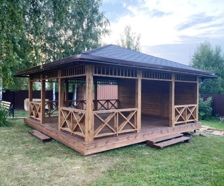 Квадратная беседка Гостевая, фото 1