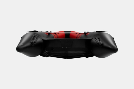 GLADIATOR E 380 PRO AIR Красно-черный моторная лодка ПВХ НДНД, фото 9