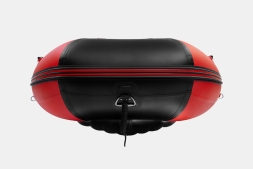 GLADIATOR E 380 PRO AIR Красно-черный моторная лодка ПВХ НДНД, фото 8