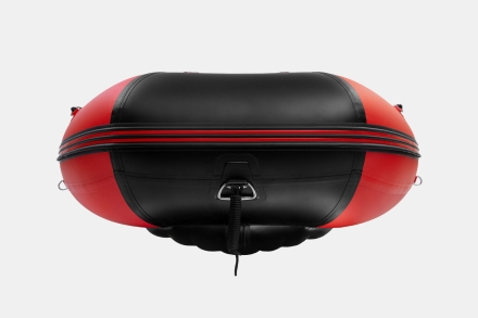 GLADIATOR E 380 PRO AIR Красно-черный моторная лодка ПВХ НДНД, фото 8