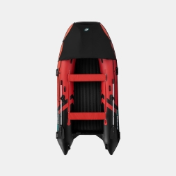 GLADIATOR E 380 PRO AIR Красно-черный моторная лодка ПВХ НДНД, фото 3