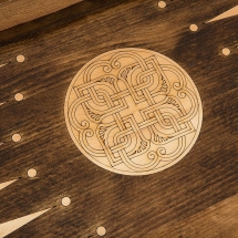 Шахматы + нарды резные 50, am451 Шахматы + нарды резные 50, am451