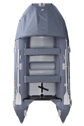 Gladiator D 470 AL PROFESSIONAL D Темно-серый моторная лодка ПВХ Алюминиевый пайол, фото 2