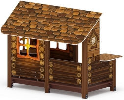 Домик с часами (Коричневый) - МФ 10.01.09-02, фото 2 Домик с часами (Коричневый) - МФ 10.01.09-02, фото 2