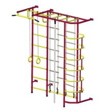 Детский спортивный комплекс Пионер С5ЛМ красно/жёлтый