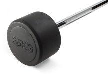 Штанга неразборная обрезиненная 35 кг Прямой гриф Штанга неразборная обрезиненная 35 кг Прямой гриф