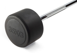 Штанга неразборная обрезиненная 35 кг Прямой гриф , фото 2 Штанга неразборная обрезиненная 35 кг Прямой гриф , фото 2