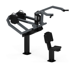 Тяга верхняя с переменной нагрузкой (серый) - Уличный тренажер - СТ 036-13, фото 1