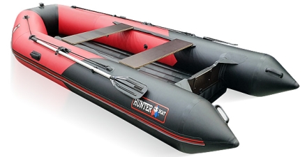 Лодка ПВХ Хантер 365 ЛКА надувная под мотор, фото 1