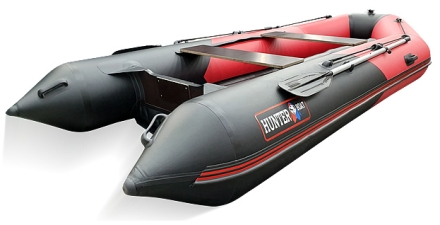 Лодка ПВХ Хантер 365 ЛКА надувная под мотор, фото 2