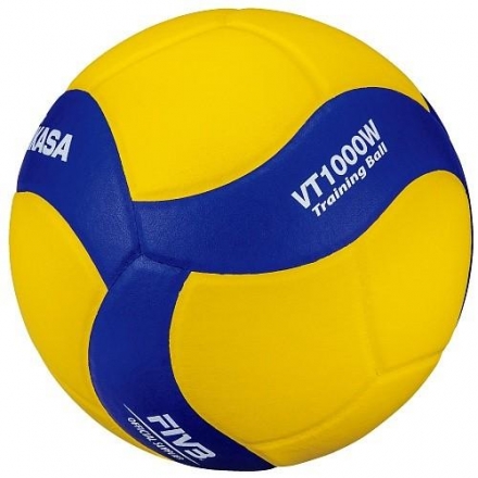 Мяч волейбольный утяжеленный &quot;MIKASA VT1000W&quot;, р.5, сине-желтый, фото 1