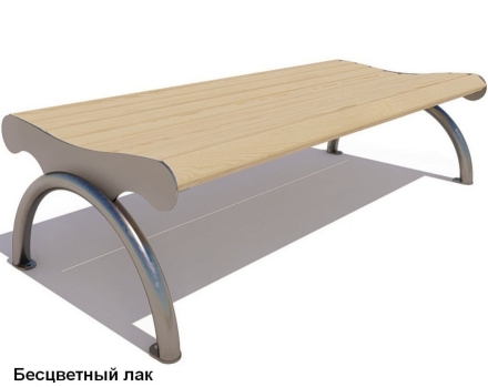 Банкетка парковая Берлин, Лиственница 1,2 м, фото 2