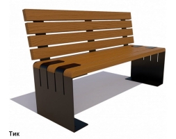 Скамейка уличная «Симферополь» без подлокотников, Сосна 1,8 м, фото 5 Скамейка уличная «Симферополь» без подлокотников, Сосна 1,8 м, фото 5