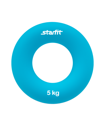 Эспандер кистевой ES-403 &quot;Кольцо&quot;, диаметр 7 см, 5 кг, голубой, фото 1