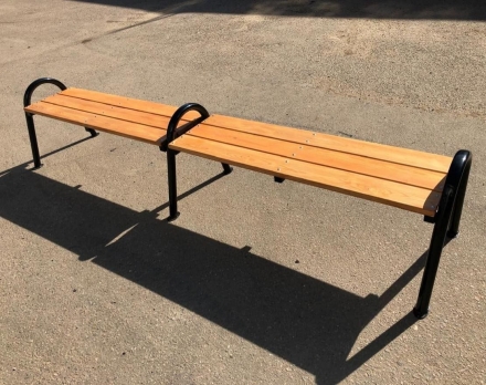 Скамейка парковая SF-S11-3 (3000 мм), двухсекционная, фото 2