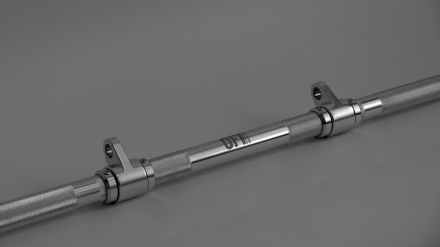 Рукоятка для тяги за голову алюминиевая два крепления 121 см, фото 2