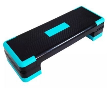 Степ-платформа голубая с черным