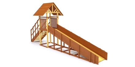 Зимняя горка Савушка Зима 5 (скат 5м), фото 2