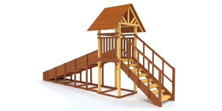 Зимняя горка Савушка Зима 5 (скат 5м), фото 4