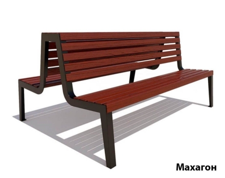 Парковая скамейка Магадан, Лиственница 1,2 м, фото 4