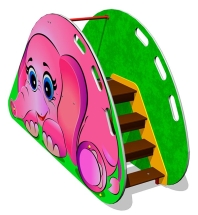 Детская горка Слоненок Г016 H=650 для игровых площадок Детская горка Слоненок Г016 H=650 для игровых площадок