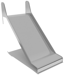 Горка из нержавеющей стали ГГН-1000.1250.003 для детской площадки