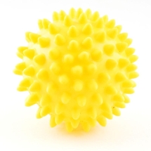 Мяч массажный, диам. 8 см, выступы 0,7см, желтый Мяч массажный, диам. 8 см, выступы 0,7см, желтый