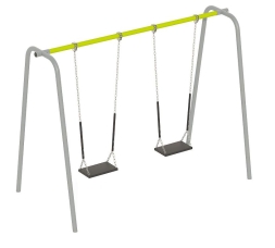 Качели двойные Romana 108.58.00 для детской площадки, фото 3