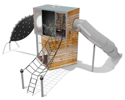 Игровой комплекс Эко Кубус VST 4504 для детской площадки, фото 1 Игровой комплекс Эко Кубус VST 4504 для детской площадки, фото 1